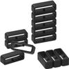 ANZOAT 10 Pack Fastener Ring for Garmin Forerunner 35/Approach S10 Watch Band Silicone Band keepers Security Loop view 1