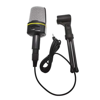 GGGUOJINN Desktop Wired Microphone Laptop Computer Adjustable Tripod Microphone Online Chatting Live Streaming Mic
