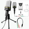 GGGUOJINN Desktop Wired Microphone Laptop Computer Adjustable Tripod Microphone Online Chatting Live Streaming Mic view 3