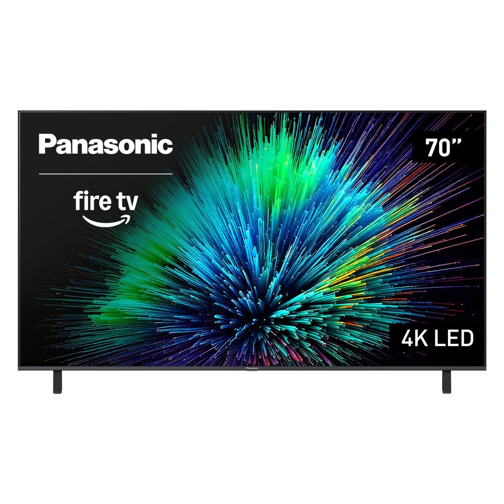 Panasonic W70 Series (2025 Model) 70" LED 4K Ultra HD Smart Fire TV, Press & Ask Alexa, Apple AirPlay, HDR10+, HDMI 2.1, and Bluetooth Support - 70W70BP