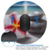 Tropical Flower and Zen Stone Mouse Pad with Non-Slip Rubber Base, 2 PCS Waterproof Gaming Mousepad with Stitched Edge, Laptop Mousemat Washable Mousepads, Round Mice Pad for Office 8 in view 3