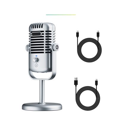 GGGUOJINN Xmic Z3 Condenser USB Microphone Compatible with PC Mobile Phone Android Tablets Mac Computers Streaming Recording