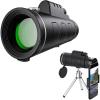 Monocular Telescope, Monocular Telescope High Power for Adults, Monocular Scope 40x60 with Smartphone Holder & Tripod, Waterproof and Anti-fogging Monoculars for Bird Watching, Hiking, Camping, Conce view 1