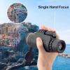 Monocular Telescope, Monocular Telescope High Power for Adults, Monocular Scope 40x60 with Smartphone Holder & Tripod, Waterproof and Anti-fogging Monoculars for Bird Watching, Hiking, Camping, Conce view 2