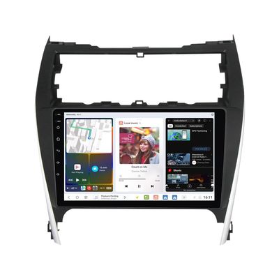 DUDUAUTO DUDU7 Car Radio for 2012-2014 Toyota Camry Stereo Replacement Head Unit with Carplay & Android Auto 10.36 Inches Touch Screen 2000x1200 2K QLED with BT/GPS/DSP/AM/FM 8G RAM+256G ROM