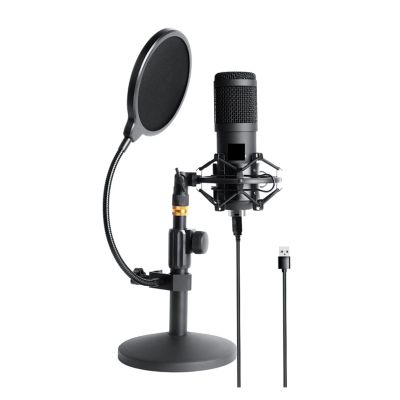 GGGUOJINN USB Microphone Kit 192KHZ/24BIT PC Condenser Podcast Streaming Mic Plug&Play Microfono for Computer YouTube Gaming
