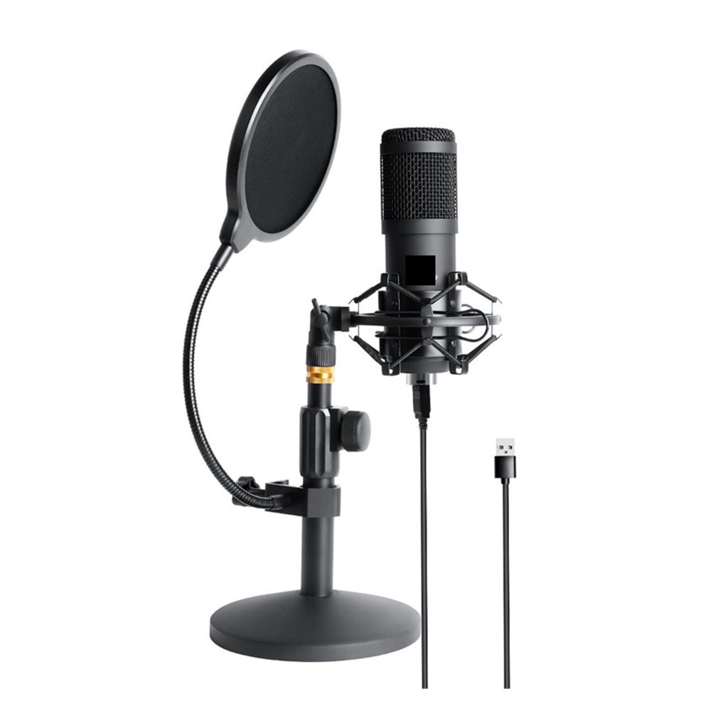 GGGUOJINN USB Microphone Kit 192KHZ/24BIT PC Condenser Podcast Streaming Mic Plug&Play Microfono for Computer YouTube Gaming
