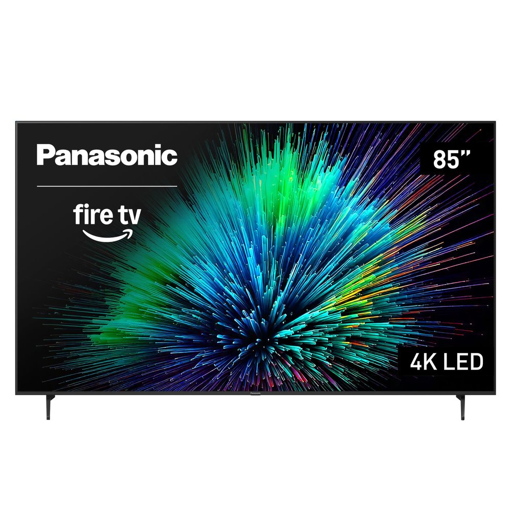 Panasonic W70 Series (2025 Model) 85" LED 4K Ultra HD Smart Fire TV, Press & Ask Alexa, Apple AirPlay, HDR10+, HDMI 2.1, and Bluetooth Support - 85W70BP