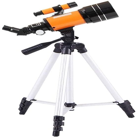 70mm Aperture Astronomical Refractor Telescope, Good Gift for Observe The Moon and Landscape Portable Travel Telescope Scope with Backpack,Smartphone Stand