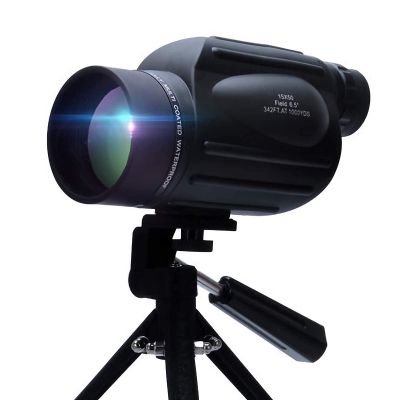15x50telescopes High-Power High-Magnification Low Light Monocular Telescope Fmc Broadband Green Film Adult Telescope is Suitable for Viewing Hiking and Traveling. for Monocular Telescope