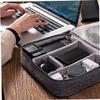 CAXUSD Cable Carrying Case 3-layer Storage Bag for Electronics Compact and Lightweight for Travel Separate Zones for Cables and Accessories view 3