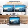 Wireless HDMI Transmitter and 4 Receivers, 5.8G WELUSOPU HDMI Wireless Extender Casting Content for PC Laptop Camera Cable Box to Multiple TVs Monitors Projectors -165FT view 3