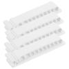 Gadpiparty 4pcs Adhesive Cable Clips for Desk Organization Easy Install under Desk for Home Office and Study Use view 1