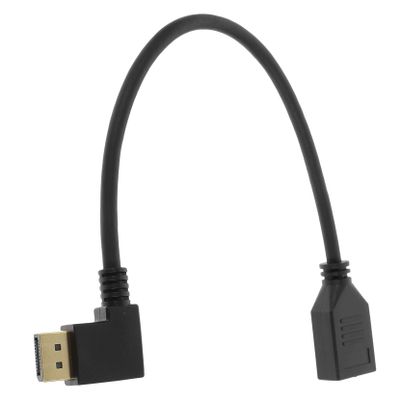 Abaodam Displayport Extension Cable to Male Adapter Flexible Connector for Monitors for Offices and Studios Reduces Wear Graphics Card