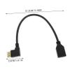 Abaodam Displayport Extension Cable to Male Adapter Flexible Connector for Monitors for Offices and Studios Reduces Wear Graphics Card view 2