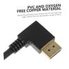Abaodam Displayport Extension Cable to Male Adapter Flexible Connector for Monitors for Offices and Studios Reduces Wear Graphics Card view 3