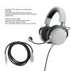 Gugxiom Replacement Audio Cable for MMX150 Headset, OFC Braided USB C to 3.5mm AUX Cable, 1.2M (Gray) view 4
