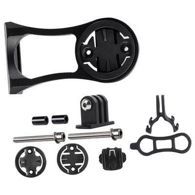 EXHUMKY 1set Bike Computer GPS Mount Alloy Bike Rack Handlebar Mount Bracket Accessory
