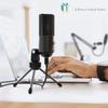 GGGUOJINN Studio Condenser USB Computer Microphone Kit with Adjustable Scissor Arm Stand Shock Mount for YouTube Voice view 3