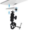 Adjustable Clamp Mount for RV Ladders, Guardrails, Mini Mount, Satellite Mini Dish Pole Clamp with Adapter, Mounting Kit for Roof Rack, Car, RV, Yacht view 2