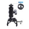 Adjustable Clamp Mount for RV Ladders, Guardrails, Mini Mount, Satellite Mini Dish Pole Clamp with Adapter, Mounting Kit for Roof Rack, Car, RV, Yacht view 3