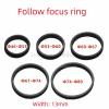 WQRETFYP Diameter 46-80mm Silicone Material Camera Focus Gear Ring for 360 Rotation Follow Focus Ring for SLR DSLR Camera Accessories(67-74mm) view 3