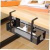 NUOBESTY under Desk Tray Sturdy Organizer for Cords Capacity Wire Hider for Home Office Space-saving to Reduce Clutter view 4