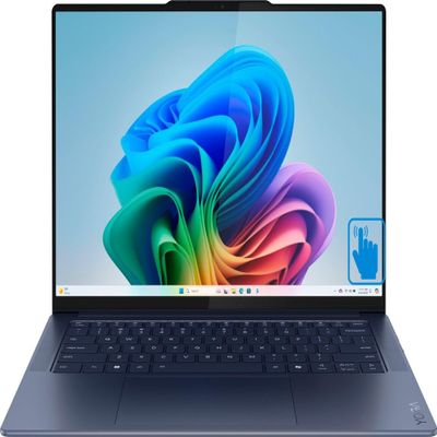 Lenovo Yoga Slim 7X Gaming Laptop 14.5 Touchscreen OLED 2944x1840 Display (Snapdragon X Elite X1E-78-100, 16GB LPDDR5X, 512GB SSD, Backlit KB, WiFi 7, Webcam, Win 11 Home) (Renewed)