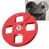 1/4 5 Inch Empty Tape Reel, 4 Holes Opening Empty Reel for Studer Reel to Reel Tape Recorder, Universal Open Reel Sound Deck Take Up Reel for Recording NAB Flange (Red) view 4