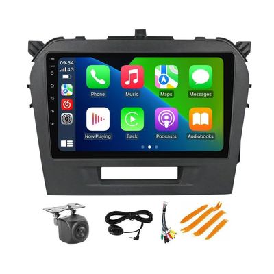 2+64GB Android Radio for Suzuki Vitara 2015-2019 Stereo Upgrade Dash Kit GPS Navigation,9 IPS Touch Screen Head Unit with Car-Play & Android Auto/SWC/Rear View