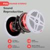 Pyle 6.5'' Water-Resistant Rated Off-Road Speakers - Marine Speakers with Wireless BT Remote Control Receiver, Compact Dual Vehicle Speaker System for ATV, UTV, 4x4, Jeep, Powersports Vehicles view 4