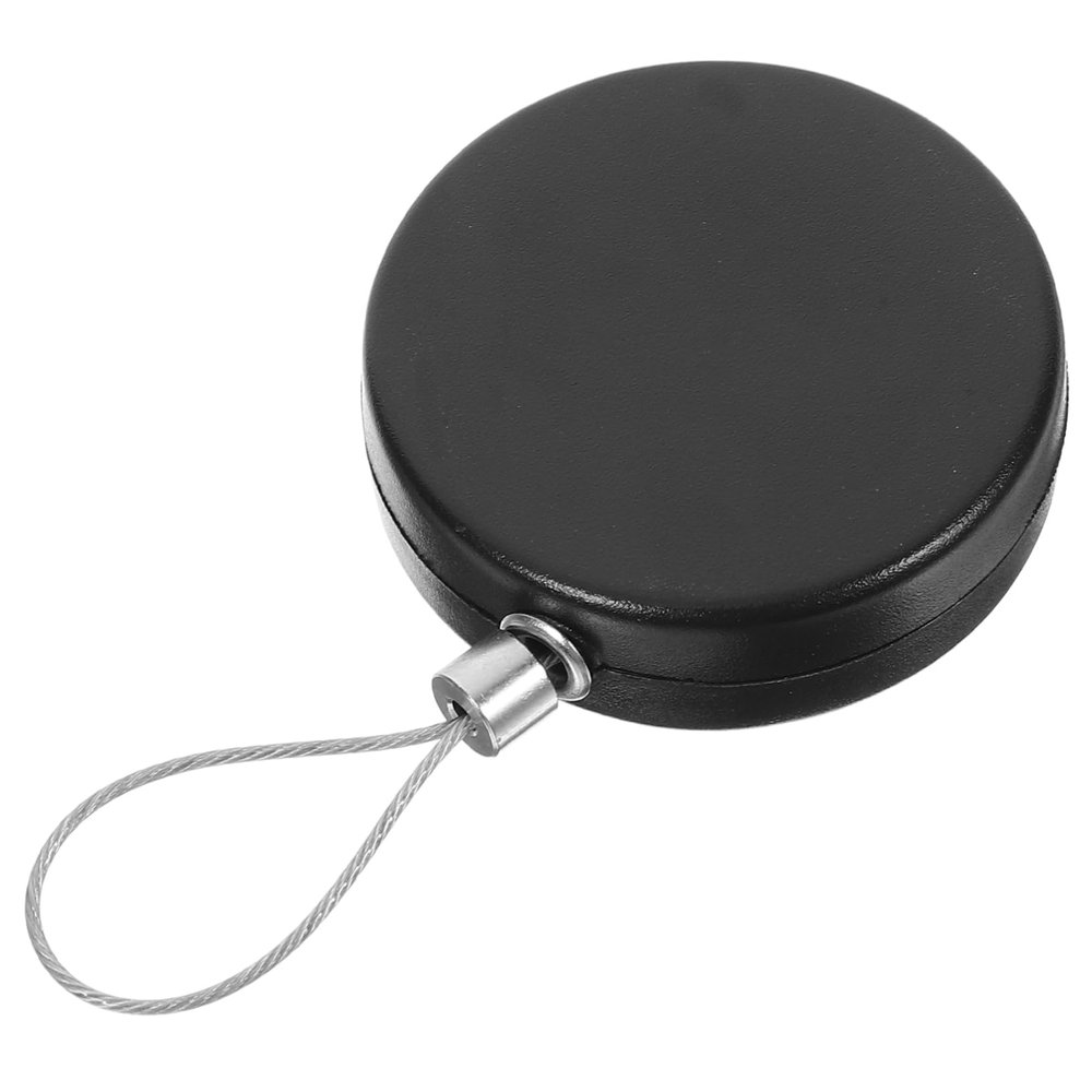 IWOWHERO Retractable Steel Wire Tether Lock with Anti-Theft Design Long Security Cable for Keys Luggage and Equipment Automatic Retraction for Convenience and Versatility