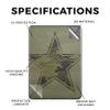 Carbon Fiber Tablet Skin Compatible with Amazon Kindle Colorsoft (2024) - Army Star - Premium 3M Vinyl Protective Wrap Decal Cover - Easy to Apply | Crafted in The USA by MightySkins view 2