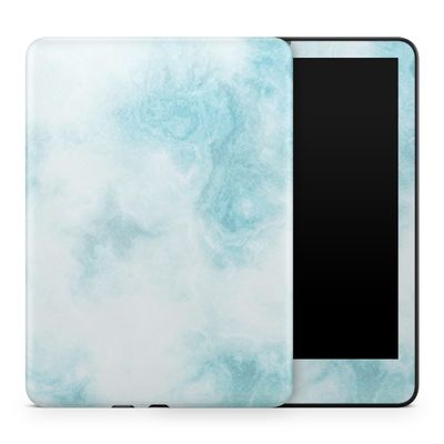Glossy Glitter Tablet Skin Compatible with Amazon Kindle Colorsoft (2024) - Blue Marble - Premium 3M Vinyl Protective Wrap Decal Cover - Easy to Apply | Crafted in The USA by MightySkins