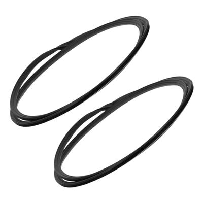 2Pcs Salon Chair Rubber Base Rings, Floor Protection Anti-Slip Gaskets