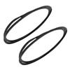 2Pcs Salon Chair Rubber Base Rings, Floor Protection Anti-Slip Gaskets view 1