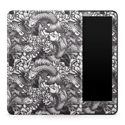 Carbon Fiber Tablet Skin Compatible with Amazon Kindle Colorsoft (2024) - Angry Koi - Premium 3M Vinyl Protective Wrap Decal Cover - Easy to Apply | Crafted in The USA by MightySkins