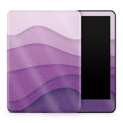 Glossy Glitter Tablet Skin Compatible with Amazon Kindle Colorsoft (2024) - Papercraft Purple - Premium 3M Vinyl Protective Wrap Decal Cover - Easy to Apply | Crafted in The USA by MightySkins