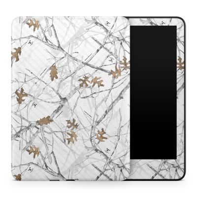 Carbon Fiber Tablet Skin Compatible with Amazon Kindle Colorsoft (2024) - Conceal Snow - Premium 3M Vinyl Protective Wrap Decal Cover - Easy to Apply | Crafted in The USA by MightySkins
