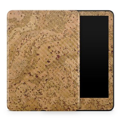 Carbon Fiber Tablet Skin Compatible with Amazon Kindle Colorsoft (2024) - Cork - Premium 3M Vinyl Protective Wrap Decal Cover - Easy to Apply | Crafted in The USA by MightySkins