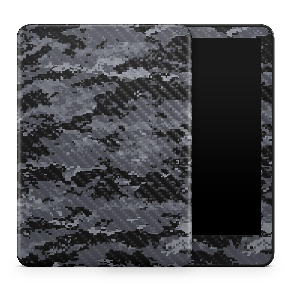 Carbon Fiber Tablet Skin Compatible with Amazon Kindle Colorsoft (2024) - Digital Camo - Premium 3M Vinyl Protective Wrap Decal Cover - Easy to Apply | Crafted in The USA by MightySkins