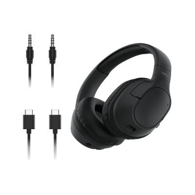 Belkin SoundForm Surround Bluetooth Over-Ear Headphones - Environmental Noise Cancelling Headphones - Wireless w/ 60H Playtime & Soft Ear Cups for iPhone, Galaxy, iPad, Travel, Home, or Office - Black