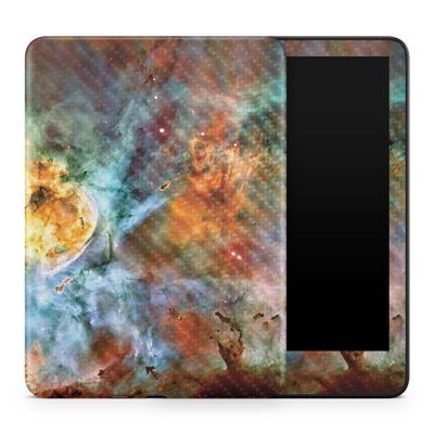 Carbon Fiber Tablet Skin Compatible with Amazon Kindle Colorsoft (2024) - Space Cloud - Premium 3M Vinyl Protective Wrap Decal Cover - Easy to Apply | Crafted in The USA by MightySkins