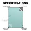 Carbon Fiber Tablet Skin Compatible with Amazon Kindle Colorsoft (2024) - Solid Seafoam - Premium 3M Vinyl Protective Wrap Decal Cover - Easy to Apply | Crafted in The USA by MightySkins view 2