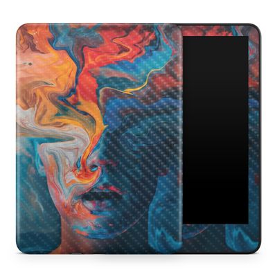 Carbon Fiber Tablet Skin Compatible with Amazon Kindle Colorsoft (2024) - Out of Body - Premium 3M Vinyl Protective Wrap Decal Cover - Easy to Apply | Crafted in The USA by MightySkins