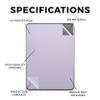 Carbon Fiber Tablet Skin Compatible with Amazon Kindle Colorsoft (2024) - Solid Lilac - Premium 3M Vinyl Protective Wrap Decal Cover - Easy to Apply | Crafted in The USA by MightySkins view 2