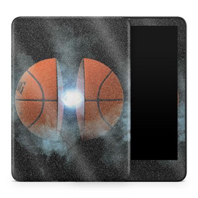 Glossy Glitter Tablet Skin Compatible with Amazon Kindle Colorsoft (2024) - Basketball Orb - Premium 3M Vinyl Protective Wrap Decal Cover - Easy to Apply | Crafted in The USA by MightySkins