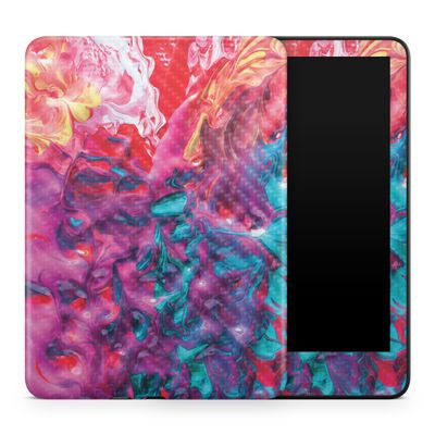Carbon Fiber Tablet Skin Compatible with Amazon Kindle Colorsoft (2024) - Paint Party - Premium 3M Vinyl Protective Wrap Decal Cover - Easy to Apply | Crafted in The USA by MightySkins