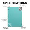Carbon Fiber Tablet Skin Compatible with Amazon Kindle Colorsoft (2024) - Solid Turquoise - Premium 3M Vinyl Protective Wrap Decal Cover - Easy to Apply | Crafted in The USA by MightySkins view 2