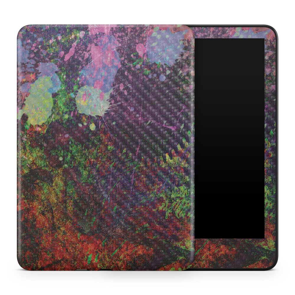 Carbon Fiber Tablet Skin Compatible with Amazon Kindle Colorsoft (2024) - Paint Drip - Premium 3M Vinyl Protective Wrap Decal Cover - Easy to Apply | Crafted in The USA by MightySkins